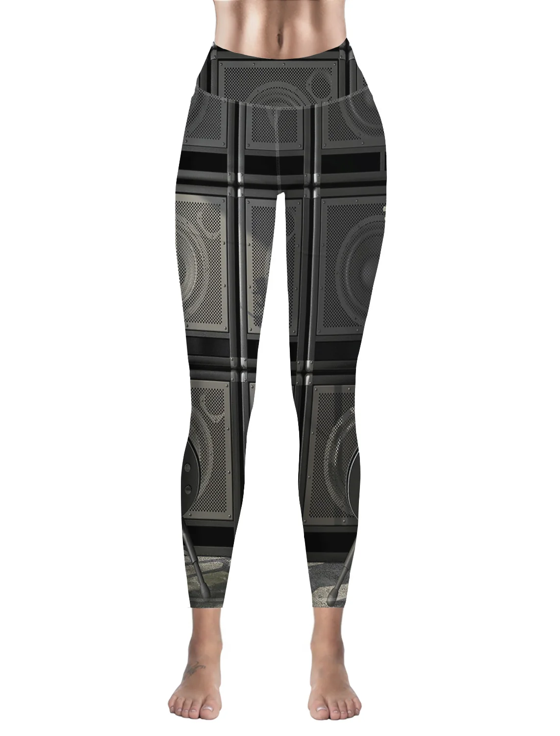 Музыкальные инструменты Гитара американский флаг Фитнес Леггинсы для женщин