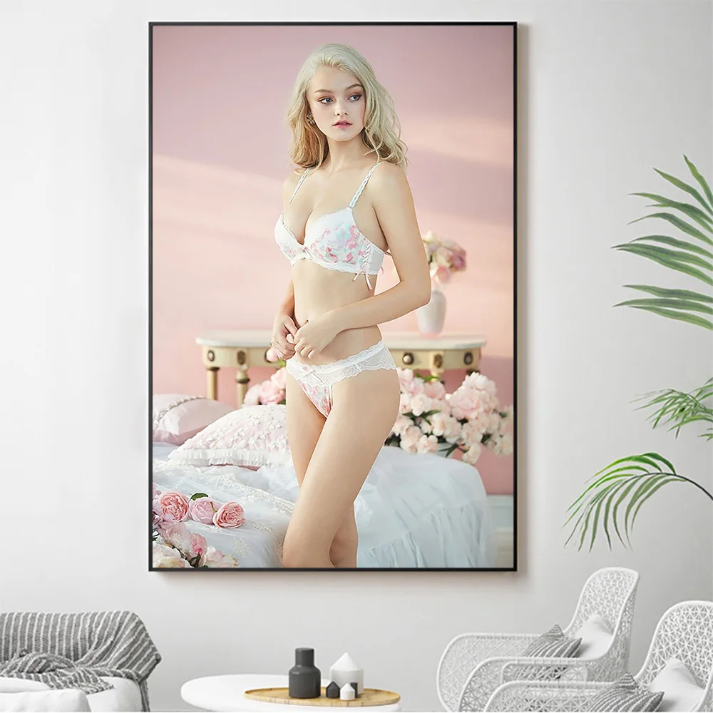 

Silk Cloth Wall Poster Lexi Graham Sexy Model Star Art Home Decoration Gift