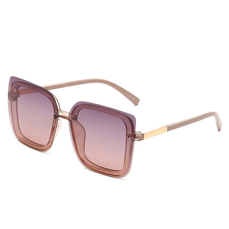 

Frameless Sunglasses Women Tide 2021 New Online Celebrity Korean Sunglasses Women Shiny Anti-ultraviolet Round Face 50029