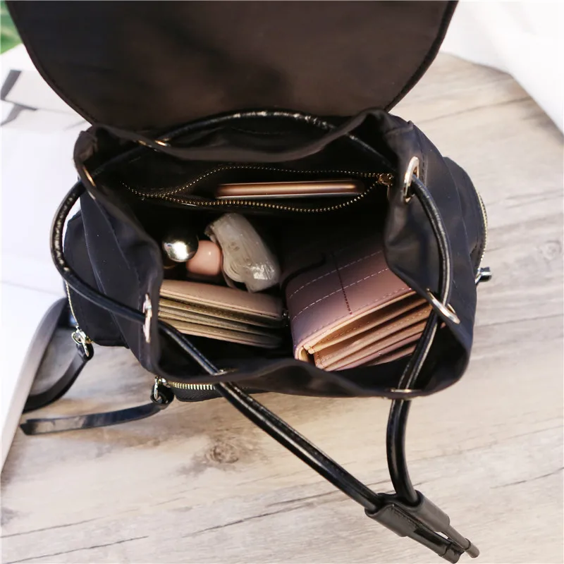 Fashiom Women Backpack Brand Designer Nylon Backpack England Style School Travel Bags Backpack
