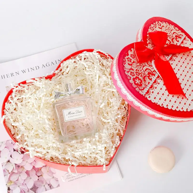 Плиссированная трава для наполнитель подарочной коробки украшение свадьбы дня