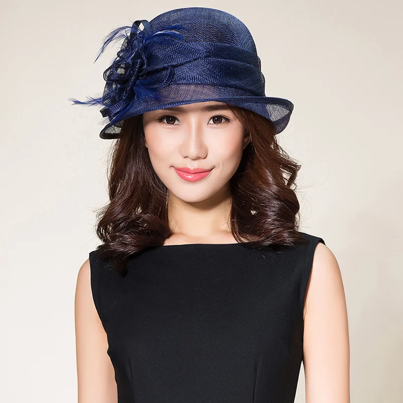 

Шляпа Женская демисезонная, модная Федора для коктейвечерние, свадебный головной убор для невесты, аксессуары для волос для церкви, шляпы