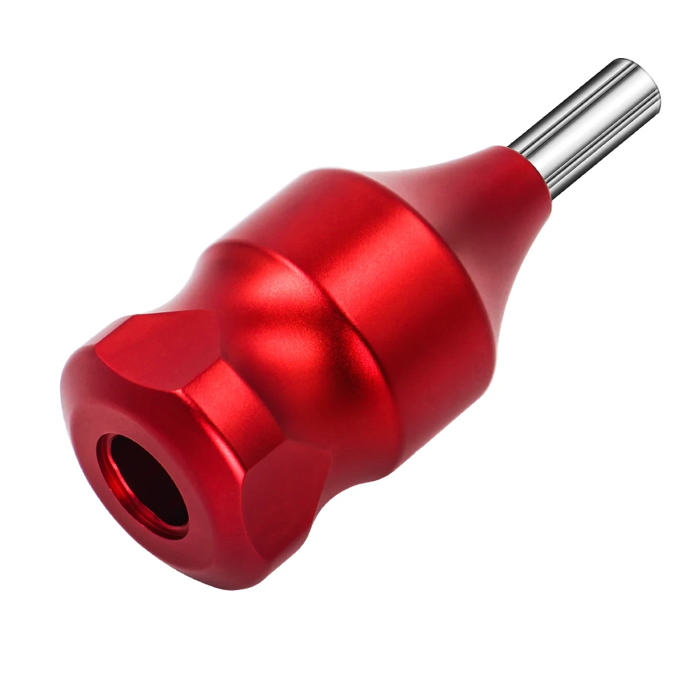 

32MM Red Cartridge Grip Cartridge Needle Grip Stainless Steel Tattoo Machine Cartridge Grip Tattoo Twist Hand Tube