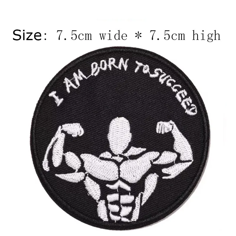 Бесплатная Доставка 1 шт. сильный человек значок 7 5 см с высоким содержанием