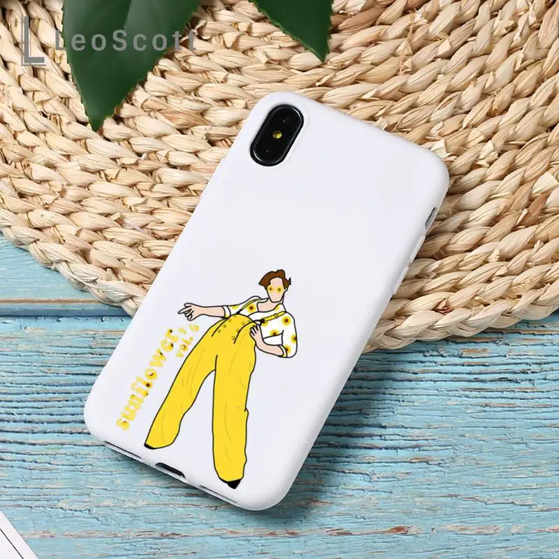 

Harry Styles Treat People With Kindness Phone Case Candy Color for iPhone 11 12 mini pro XS MAX 8 7 6 6S Plus X 5S SE 2020 XR