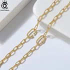 Ожерелье ORSA JEWELS из стерлингового серебра 925 пробы с застежкой-молнией и покрытием из 14-каратного золота с винтовым замком для женщин и мужчин, ювелирные изделия, подарки SC50
