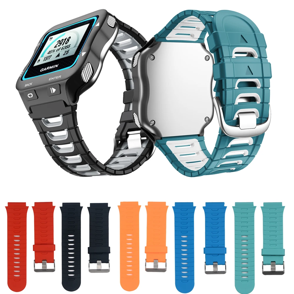 Ремешок силиконовый для спортивных часов Garmin Forerunner 920XT сменный Браслет бега