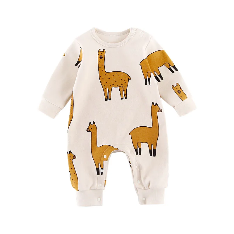 

Baby Cute Animal Romper Boys Girls Jumpsuit Outfits Long Sleeve Clothes Infant Unisex Babies One-pieces Carton Roupas de Bebes