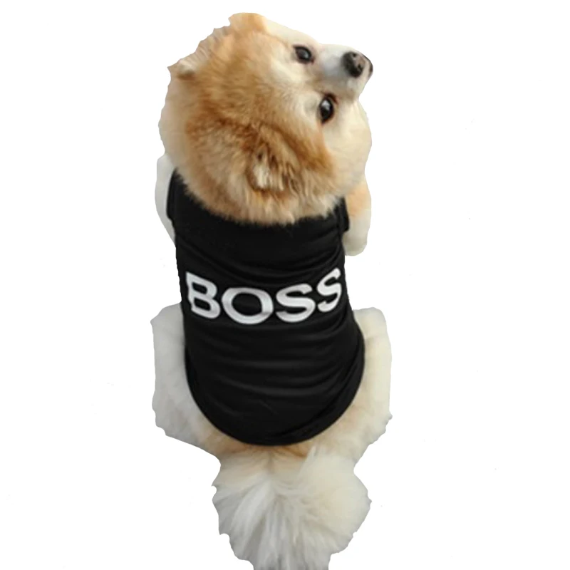 

Pet dog clothes small dogs cats vest T-shirt chihuahua cool puppy clothes summer printing breathable pet cat and dog clothes