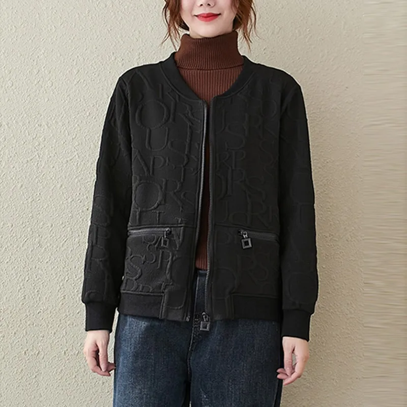 

Женские повседневные куртки с длинным рукавом, Новое поступление 2021, Осень-зима, уличная одежда в Корейском стиле, свободная женская верхня...