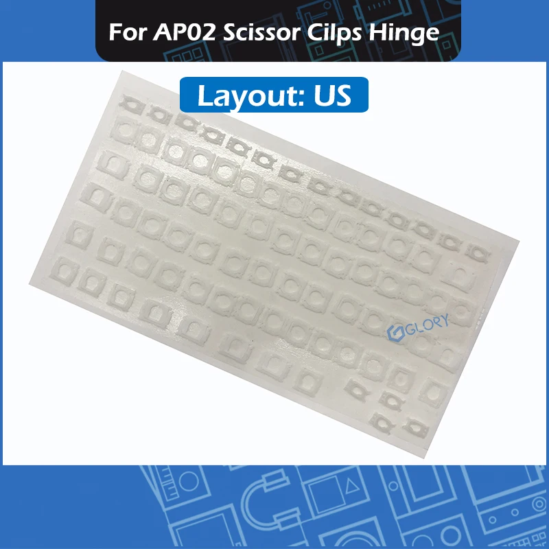 Новый набор петель для ножничных ножниц AP02 белого цвета Macbook Pro 17 дюймов A1297 15 A1286 13