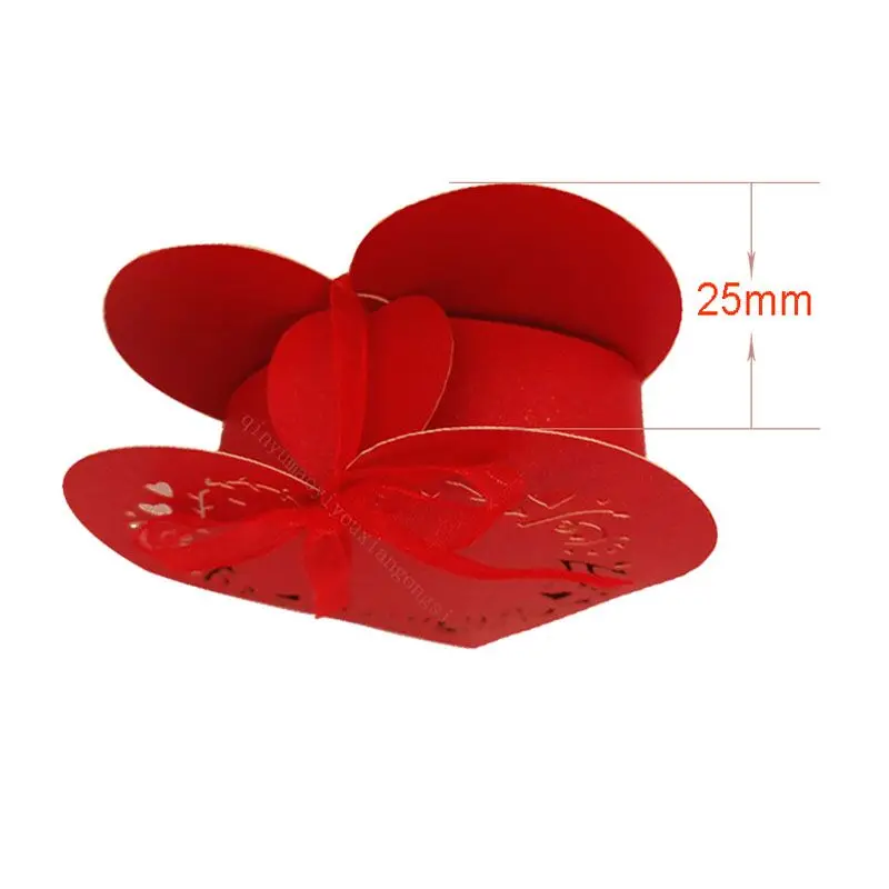 10/50 шт в наборе любящее сердце конфетная коробка для свадебного подарка шоколада