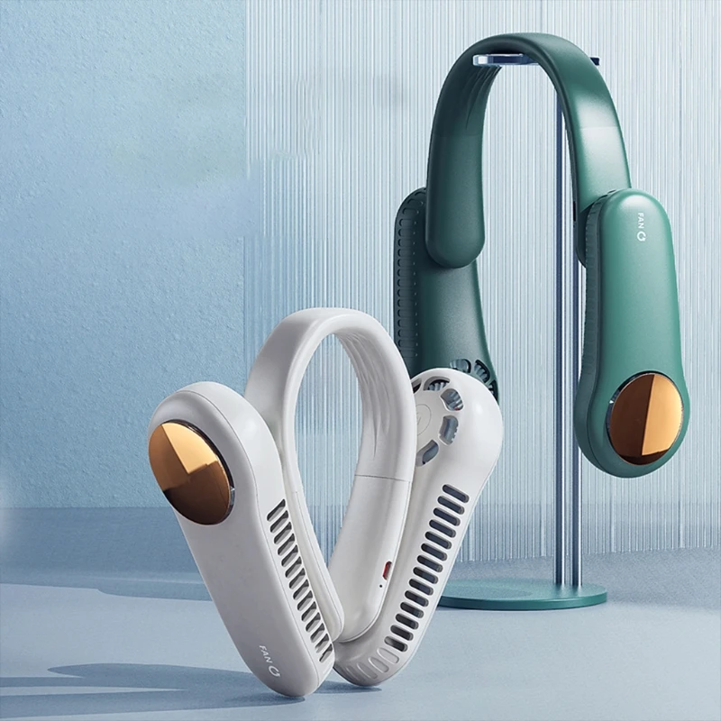 

Hanging Neck Fan Lazy Hanging Neck Fan Rechargeable Mini USB Sports Fan 350 Rotatable Home,office,sports,working,travel