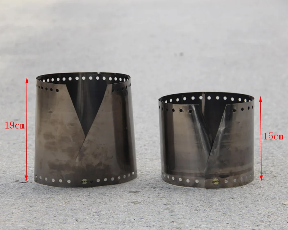 Туристическая плита Ультралегкая титановая 15/19 см | Спорт и развлечения