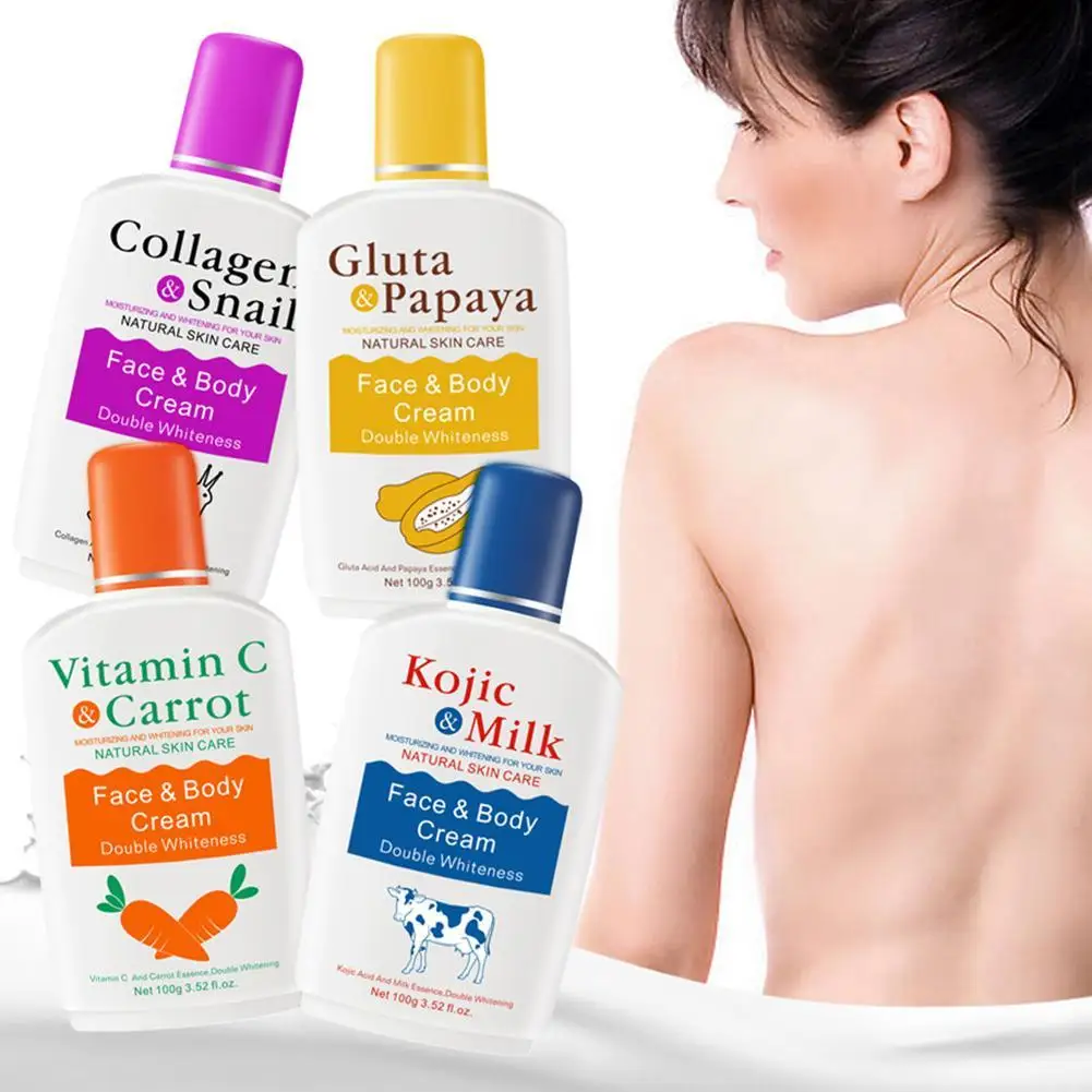 Hot Sell Vitamin C Carrot Bleaching Face Body Cream Skin Whitening Moisturizing Lotion Lightening |