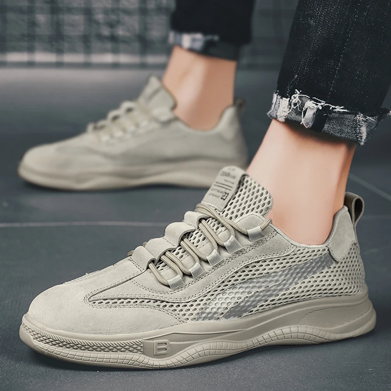

Trainers For Men Breathable Mesh Summer Men Shoes Zapatillas Transpirables 2020 New Casual Men's Sneakers
