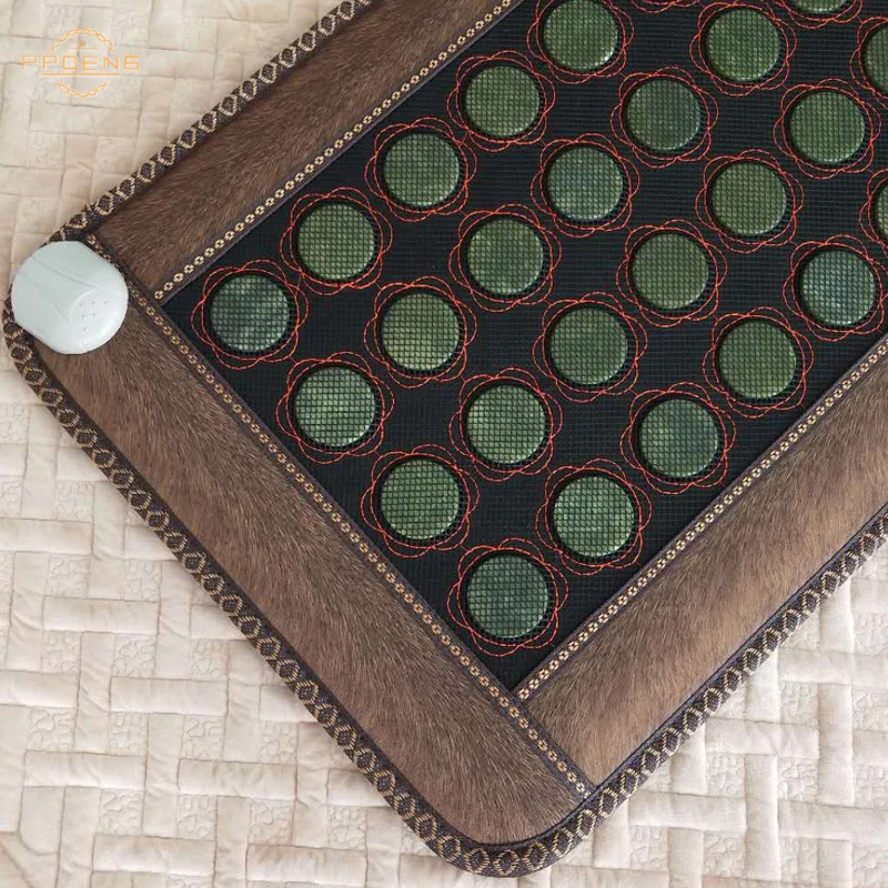 Турмалин нефрит каменный нагревательный матрас массажная подушка турмалин