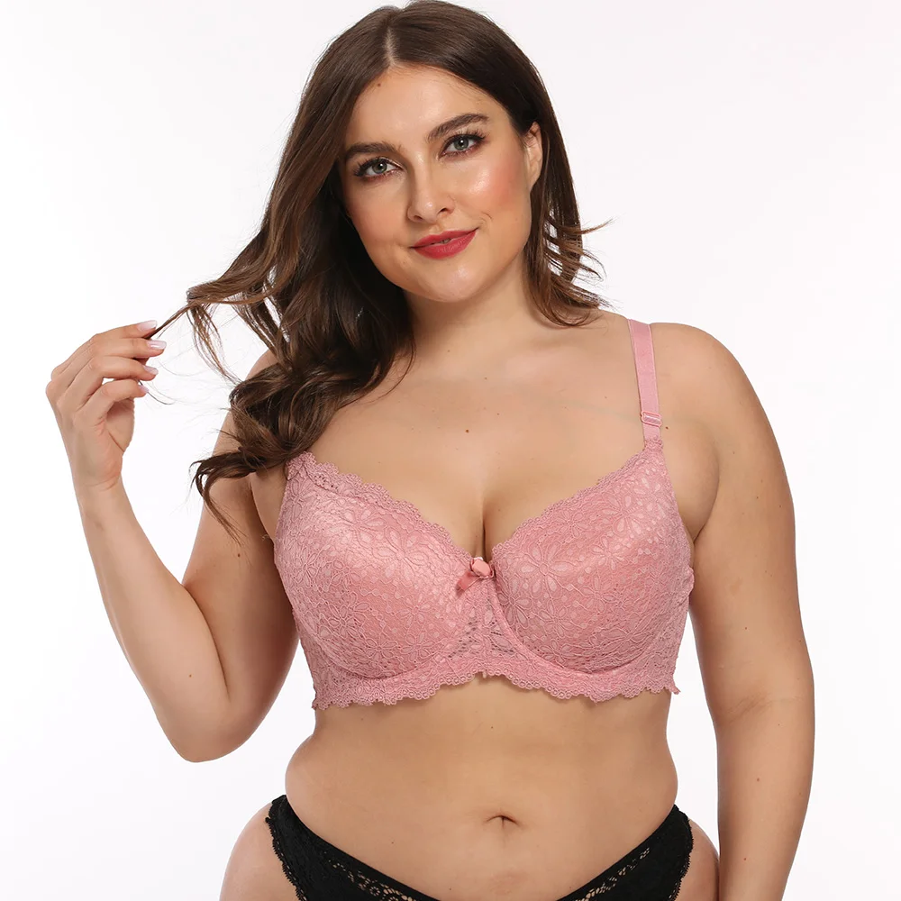 Привлекательный кружевной женский бюстгальтер нижнее белье на косточках регулируемый бретель с открытой