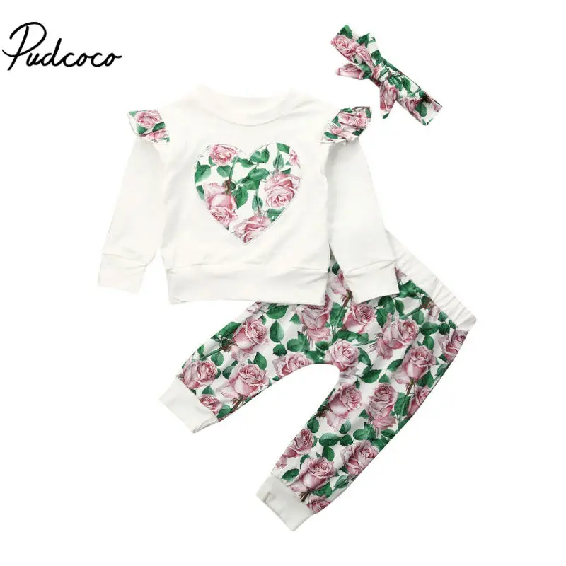 Детская одежда pudcoco для маленьких девочек новинка 2020 весенняя Топ с длинным