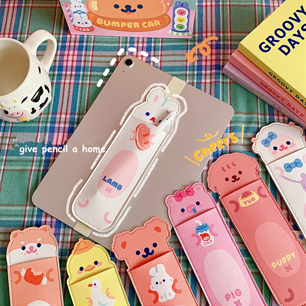 MINKYS Новое поступление Kawaii Медведь Портативный чехол для ручки милые животные из
