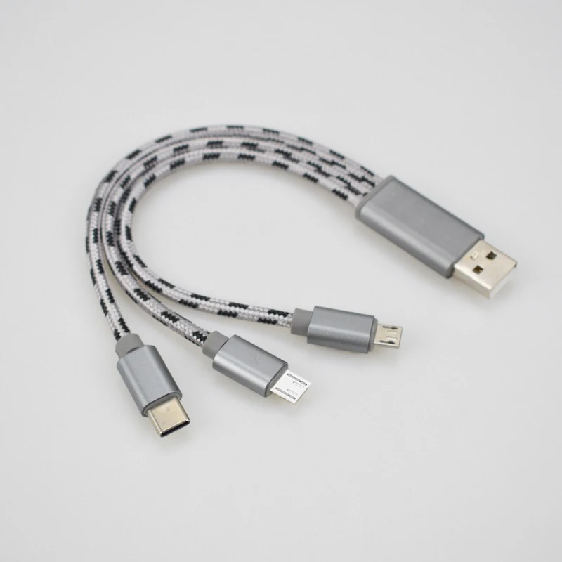 USB кабель для iPhone XS X 8 зарядное устройство 3 в 1 Micro передачи данных Android TypeC