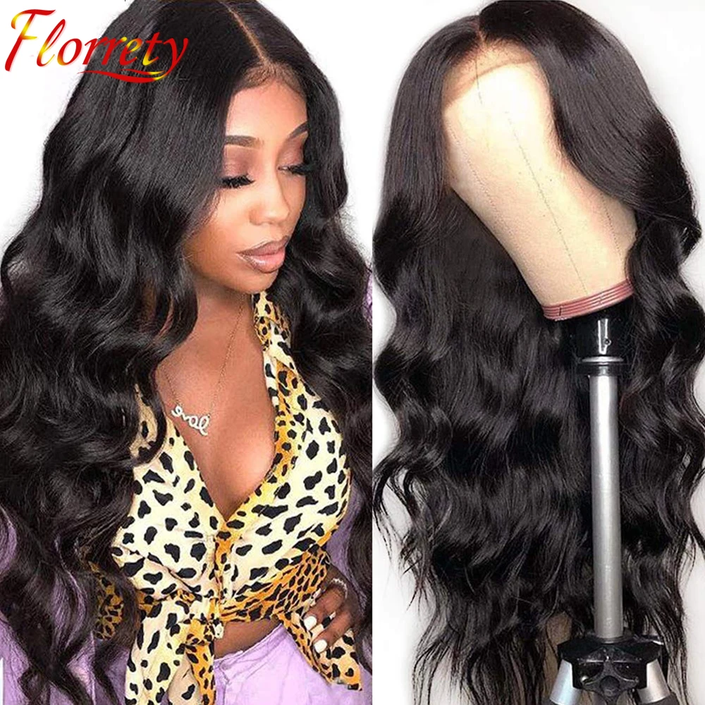

Body Wave Lace Front Wig 13x4 Lace Frontal Pre Plucked Peruvian Human Hair Lacefront Bodywave Wigs Closure 4x4 For Black Women