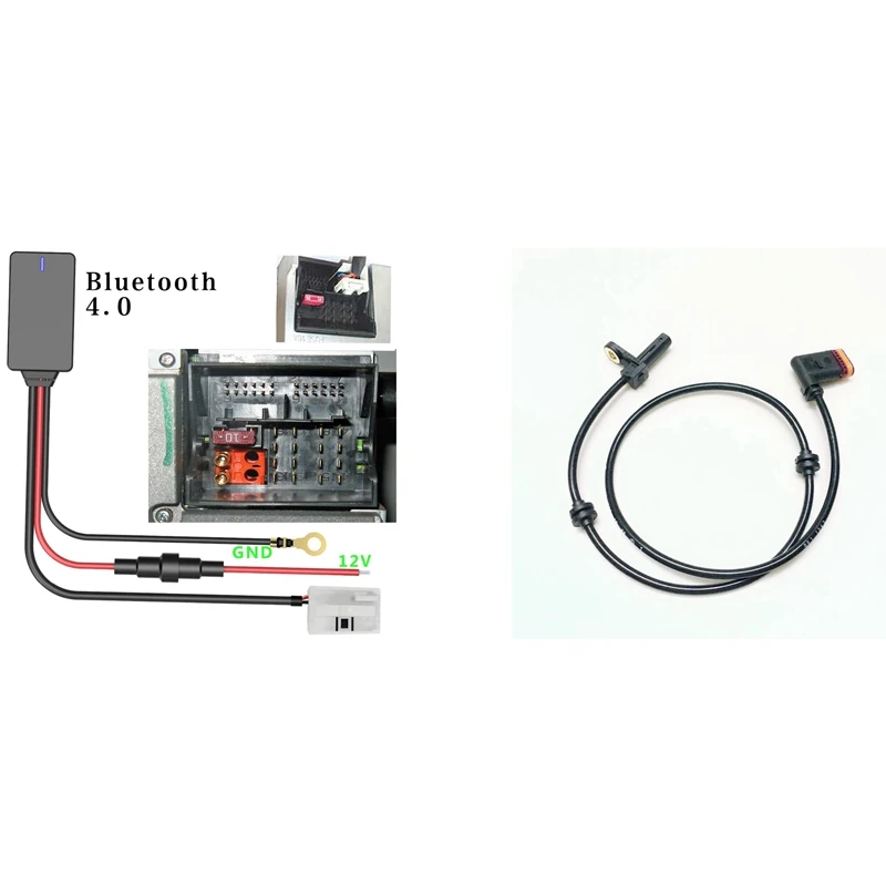 12 контактов в Bluetooth адаптер Aux кабель для Benz W169 W245 и задний левый или правый ABS