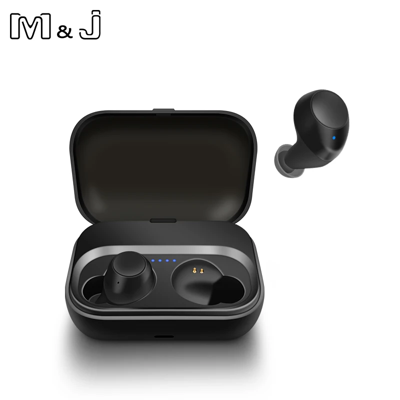 

Wireless Headphones Mini TWS Wireless Bluetooth 5.0 Earphone With Microphone Earbuds With 1200mAh Charging Box IPX5 Waterproof