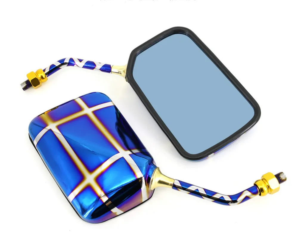 Аксессуары для мотоциклов из нержавеющей стали Горящее титановое зеркало