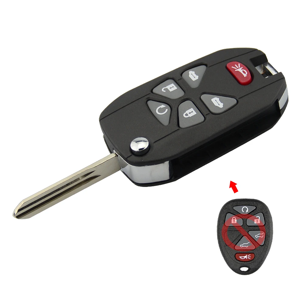 OkeyTech 5/6 кнопка дистанционного автомобиля ключ Оболочка Чехол для Captiva 2011