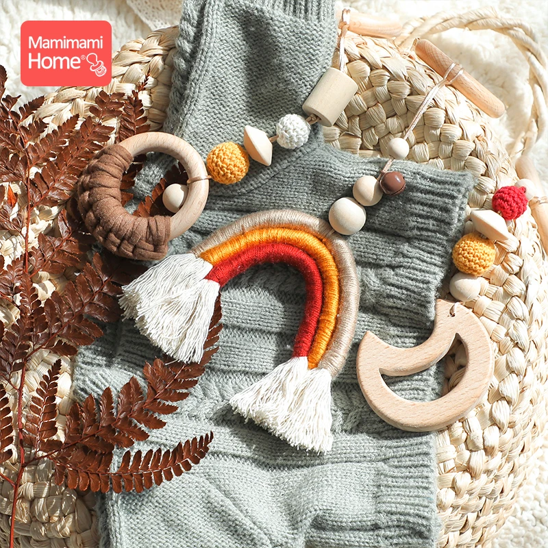 1 Набор для детских игр в тренажерном зале деревянная подвеска без бисфенола