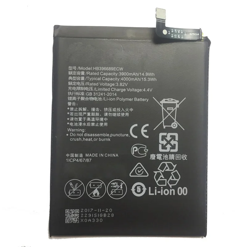 

Replacement Phone Battery HB396689ECW For Huawei Mate 9 Mate9 4000mAh