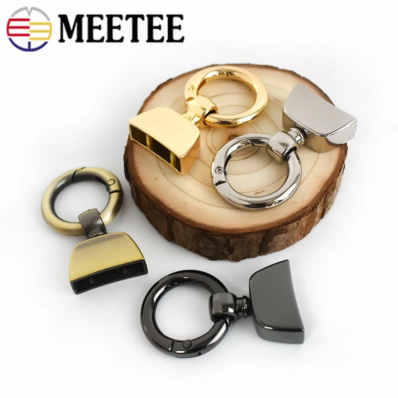 Meetee 5 шт. 20/25 мм пружинное кольцо брелок износ шнур тесьма винт колокольчик Пряжка