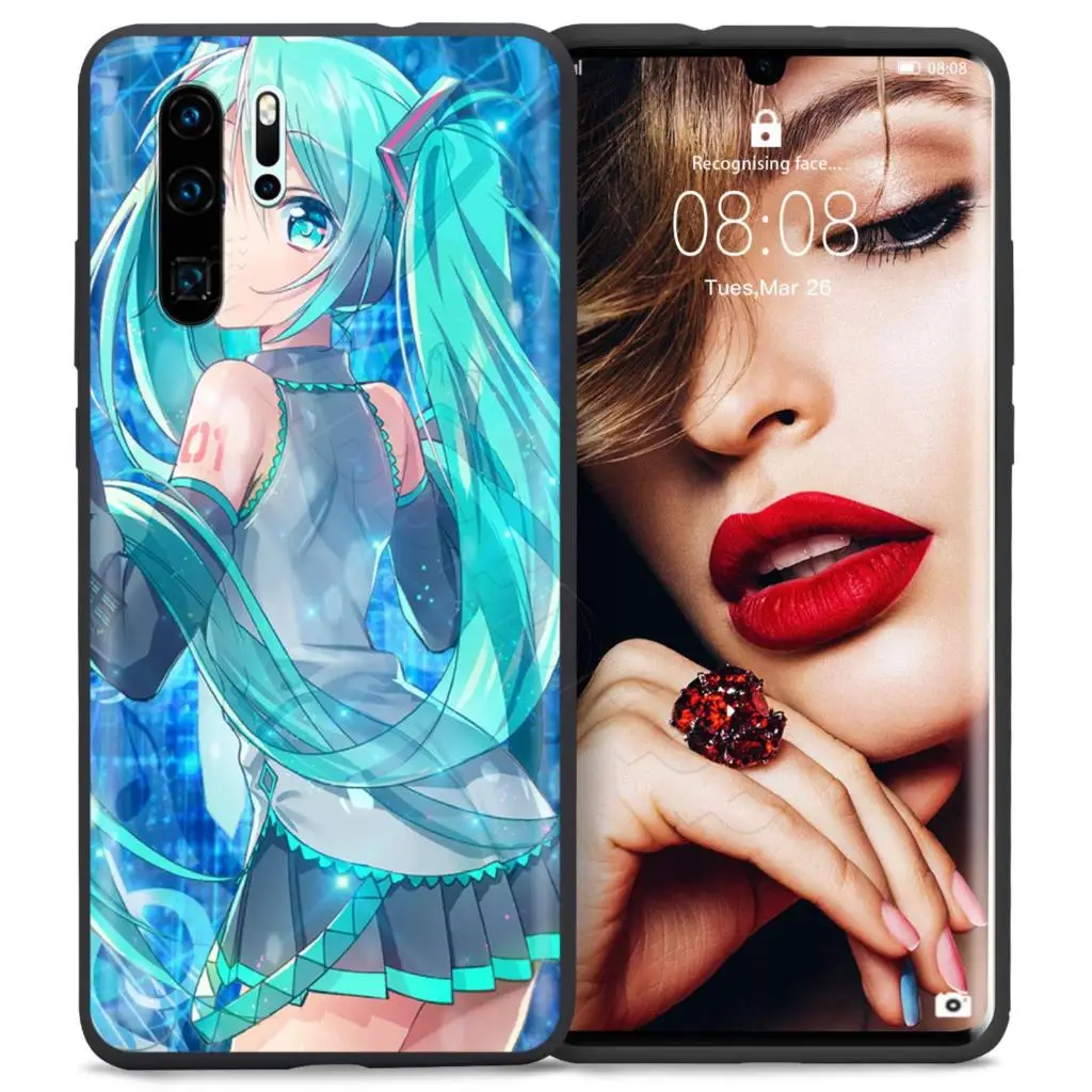Webbedepp аниме девушка Хацунэ Мику чехол для Huawei P8 P9 P10 P20 P30 Lite Pro P Smart Z Mini