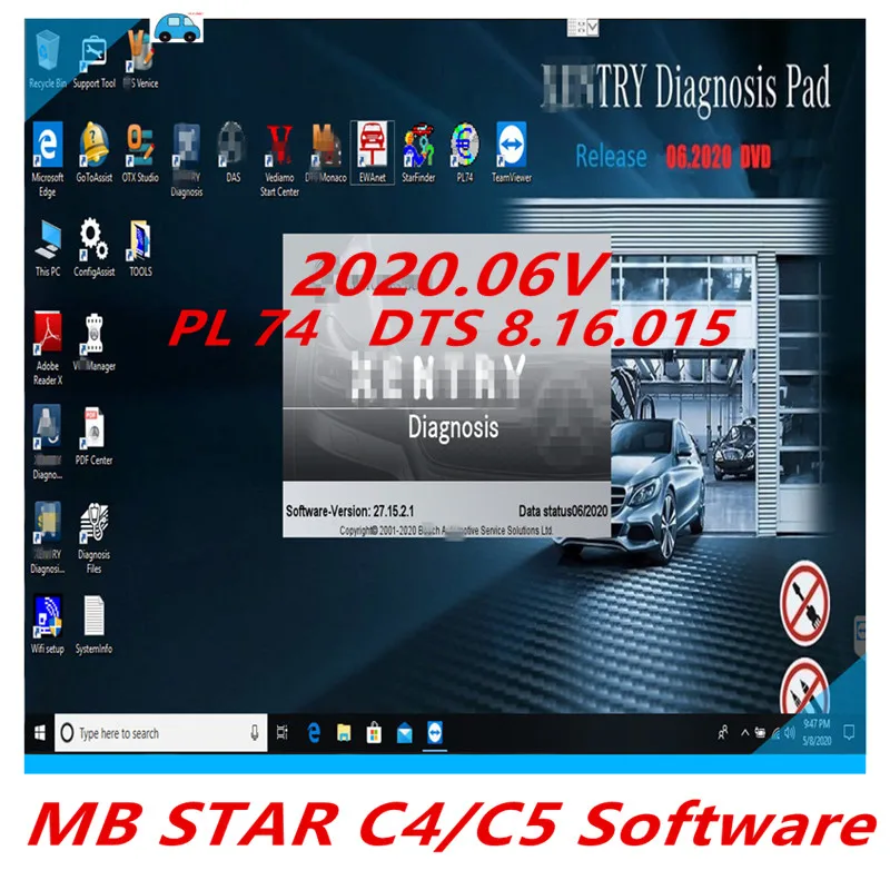 Диагностический мультиплексор MB Star C4 SD 4 мультиплексора для диагностики