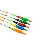 Поплавок Баргузинский, 5 шт.лот, 3 + 2g 4 + 2g 5 + 2g 6 + 2g, разные цвета, вертикальный поплавок для ловли карпа, рыболовные снасти