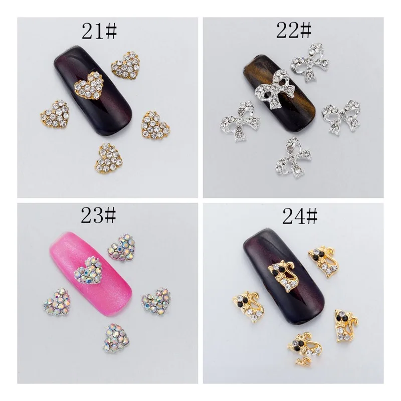 

10 штук гвоздей, смешанных с произвольным 3D драгоценным камнем Стразы, матовые мерные Блестящие кристаллы особой формы, украшения для ногтей...