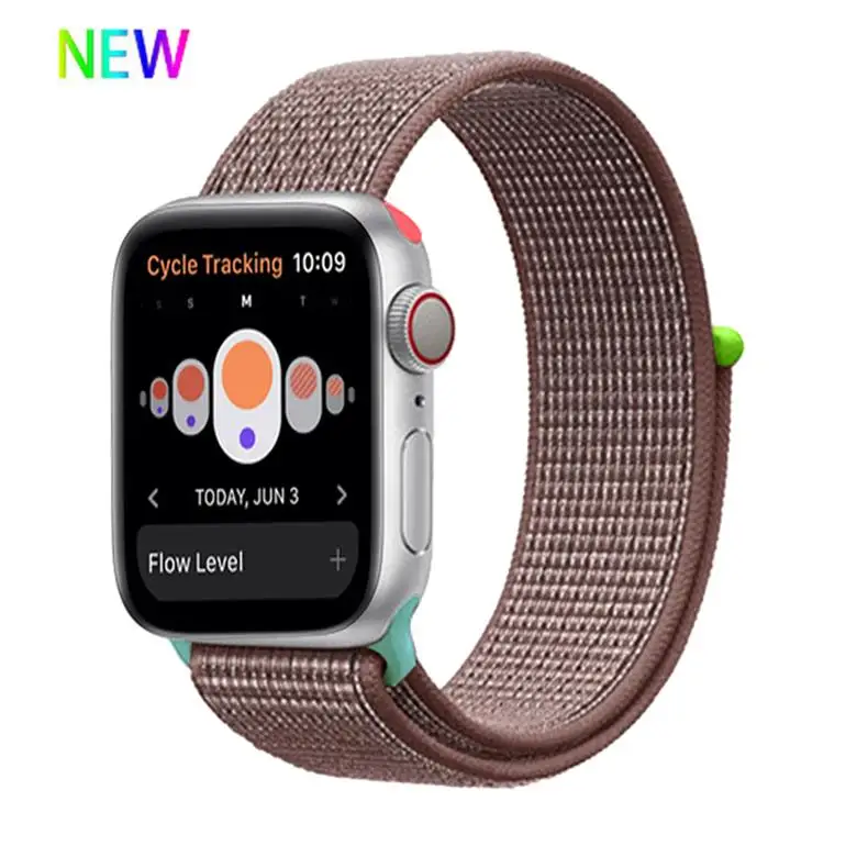 Ремешок для apple watch 5 4 band correa apple watch 42 мм 44 мм 38 мм 40 мм iwatch series 5 4 3 2 1 нейлоновый браслет pulseira