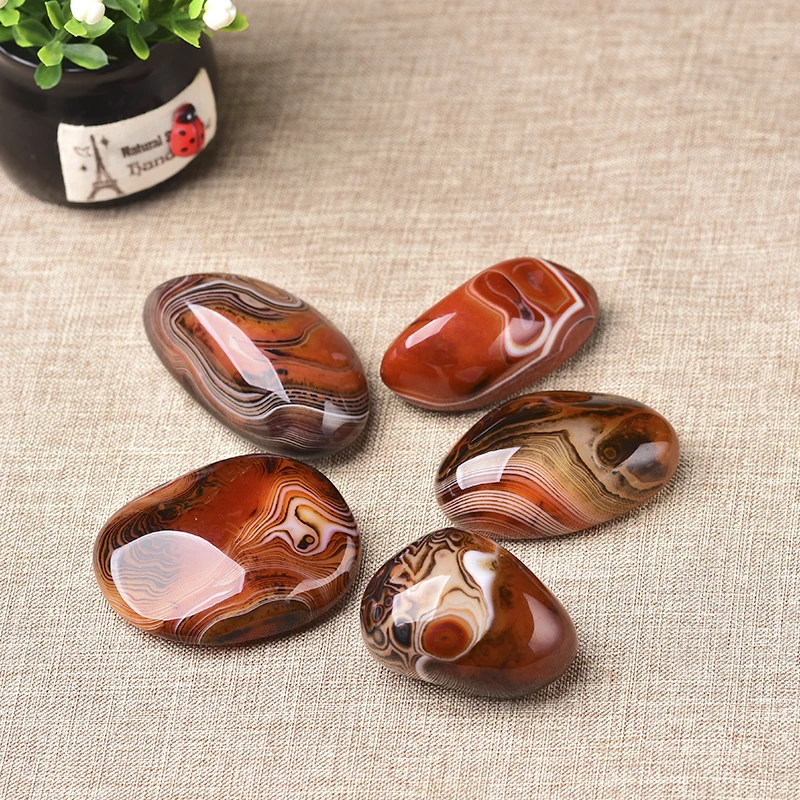 100% шарик из натурального камня красный агат удачи полосчатый Агат лечебное тело