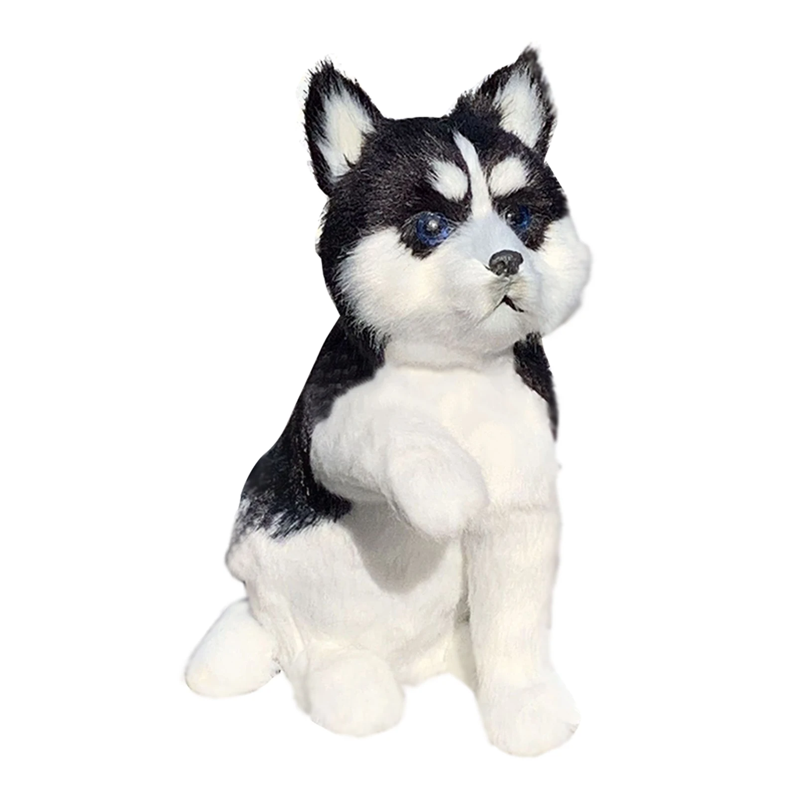 

Автомобиль для детей мягкие Подарочные игрушки дома реалистичные Собака Хаски похожая на настоящую спальный компаньон для путешествий с п...