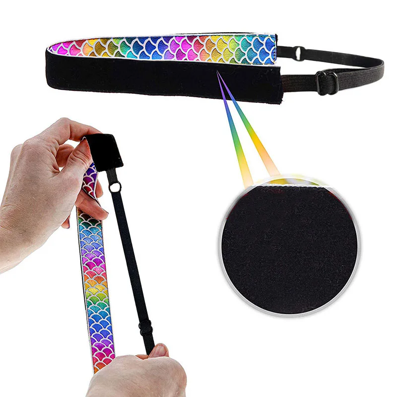 

Ladies Colorful Hairband head Band Headband Fashion Mermaid Anti-slip Headbands Head wrap Women Hair accessories