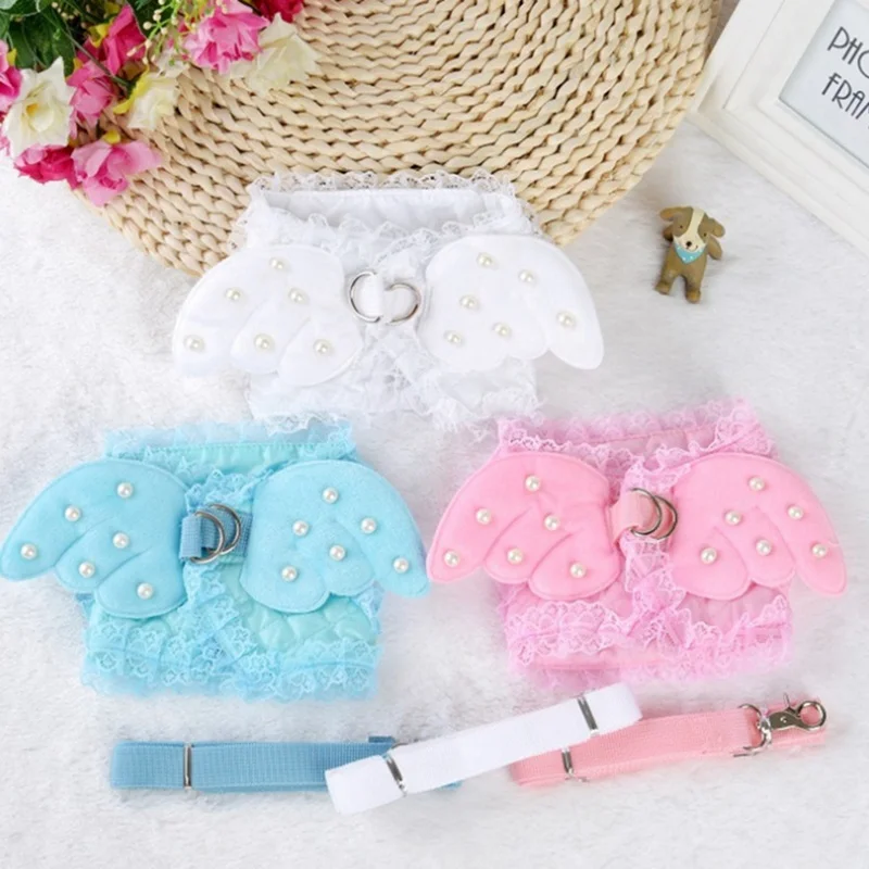 Милая толстовка с капюшоном надписью Angel и принтом крылышки принцессы поводок со