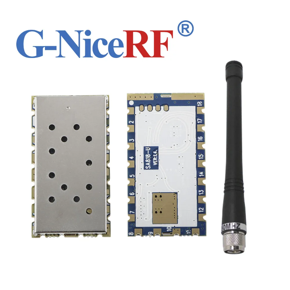4 шт./лот модуль рации SA818 1 Вт RDA1846S 134 174 МГц УКВ ДМВ 3 5 км км|uhf transceiver module|uhf transceivermodule