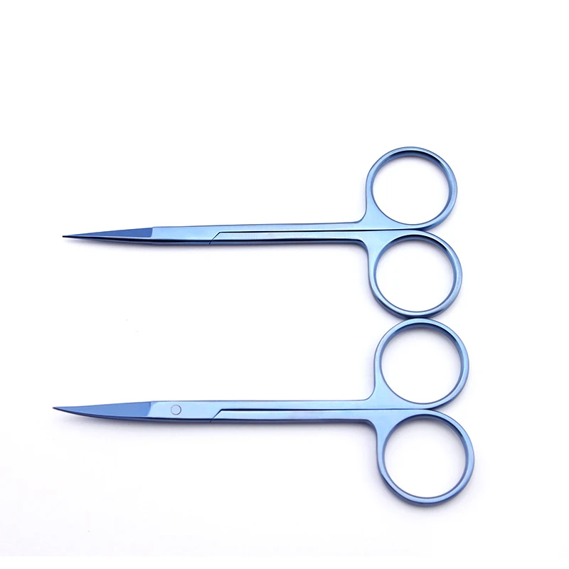Офтальмологические ножницы для открытого глаза титановые косметические
