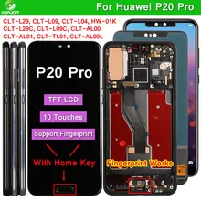 Display For Huawei P20 Pro LCD 10 Touches Screen Replacement Support Fingerprint For Huawei P20 P 20 Pro CLT-L09 L29 L04 AL01