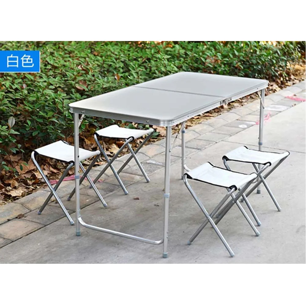 

120 x 60 x 70 cm 4Ft Portable Multipurpose Folding Table Home Househod Indoor Outdoor Picnic camping Folding Tent Table White