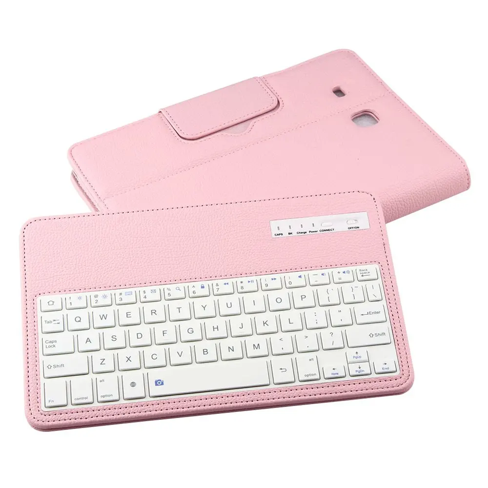 Magnetic Coque For Samsung Galaxy Tab E 9.6 T560 Case with Keyboard PU Removable Cover | Компьютеры и офис