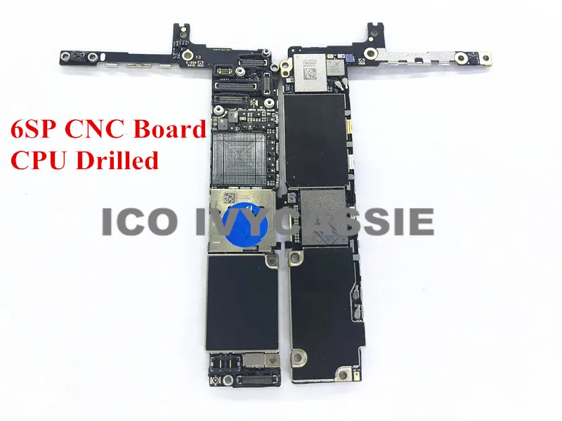 Плата с ЧПУ для iPhone 6sp 6S Plus просверленная ЦП 16/64/128 ГБ блокированная iCloud