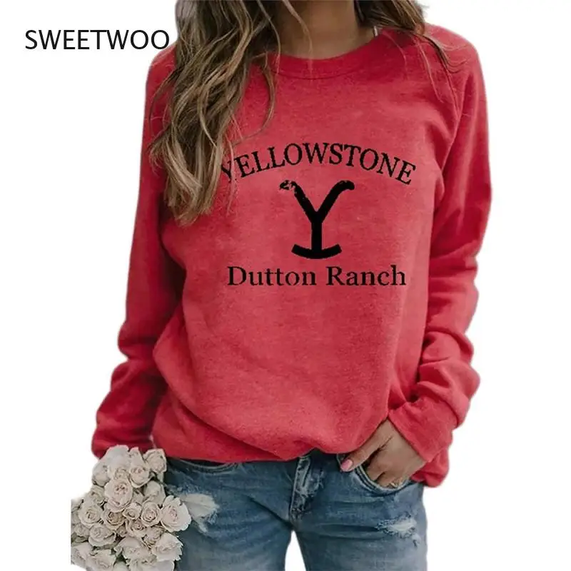 

Spring and Autumn Women's Hooded Tops Cute Animal Print Loose Long Sleeve Round Neck Ladies Fashion Warm Pullover Tops