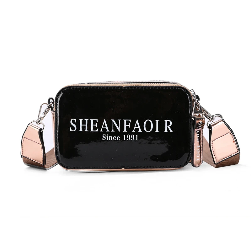 2019 летняя новая женская сумка с принтом лазерная камера модная Яркая